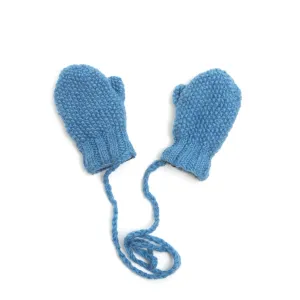 Solid Moss Stitch Mittens