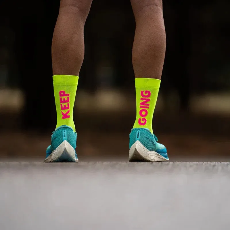 Sporcks - Keep Going Yellow - Running Socks