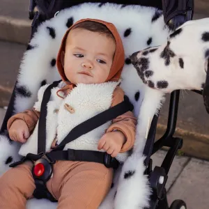 Spotted Sheepskin Snuggler (Dalmation Dot)