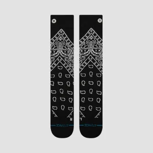 Stance Barrio Mid OTC Wool Snow Socks Black