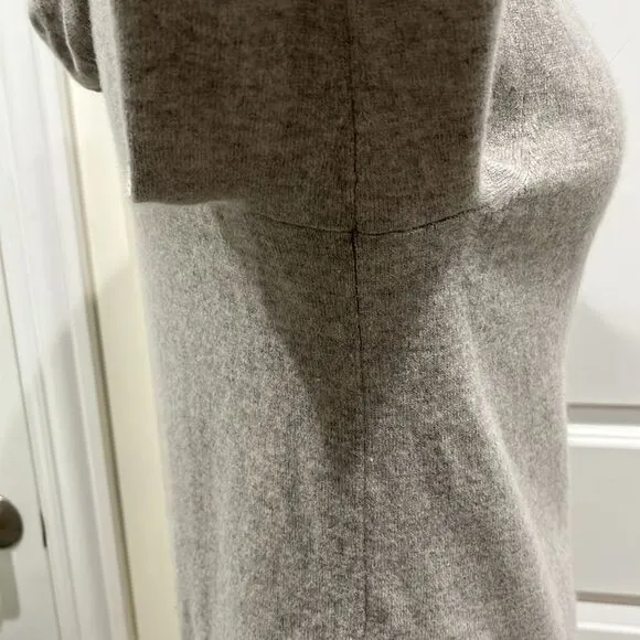 Summersalt The Coziest Merino Wool Cashmere Blend Hoodie in Wolf &amp; White Sand