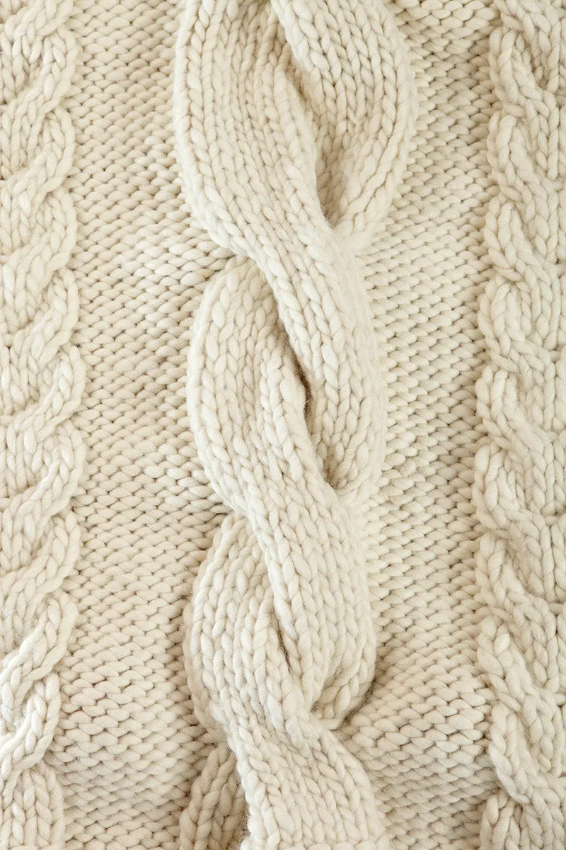 Super Chunky Throw - Knit Throw Blanket