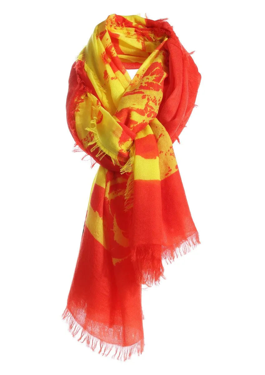 Superfine baby cashmere scarf by Junko Koshino