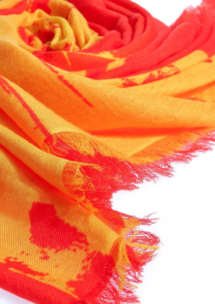 Superfine baby cashmere scarf by Junko Koshino