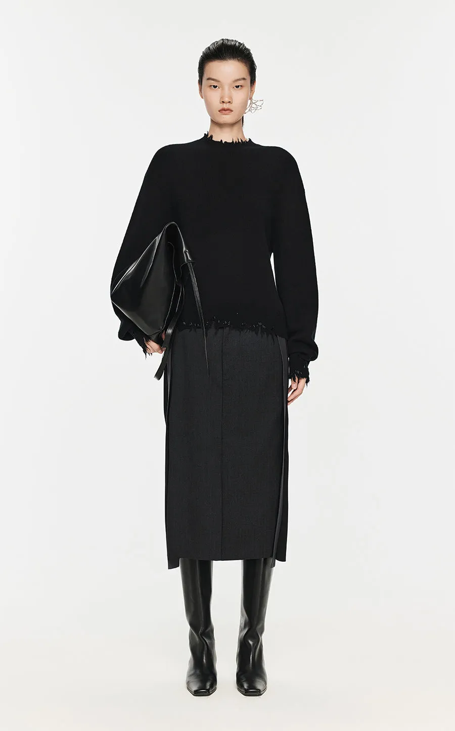 Sweater / JNBY Wool-cashmere Pullover Sweater