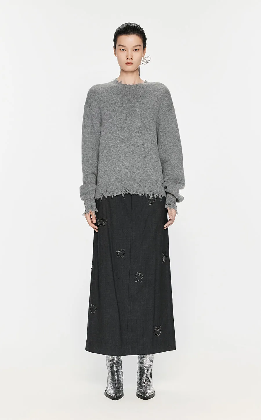 Sweater / JNBY Wool-cashmere Pullover Sweater