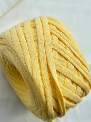 T-Shirt Yarn (200g) - Butter Yellow