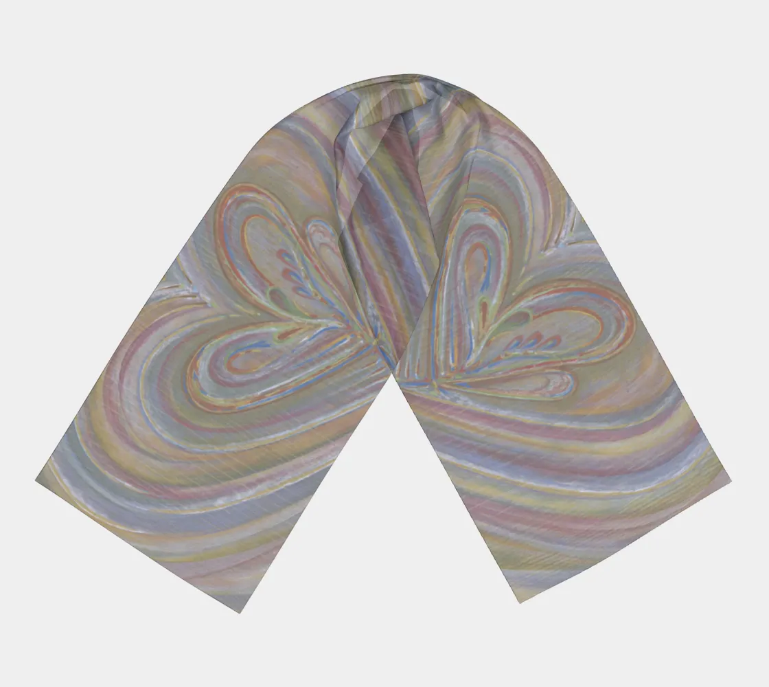 Take Flight, Butterfly! Long Scarf