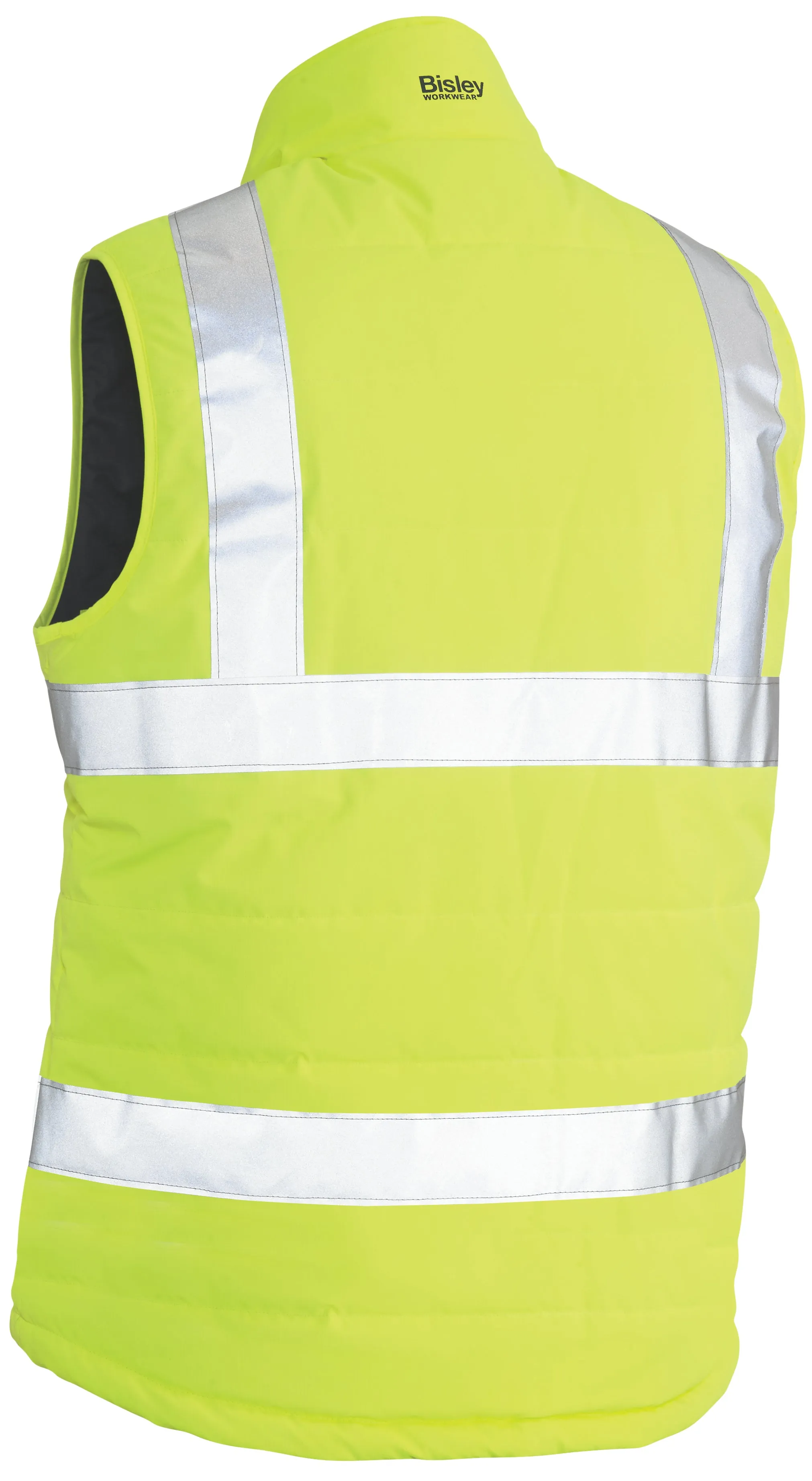 Taped Bisley Hi-Vis Puffer Vest