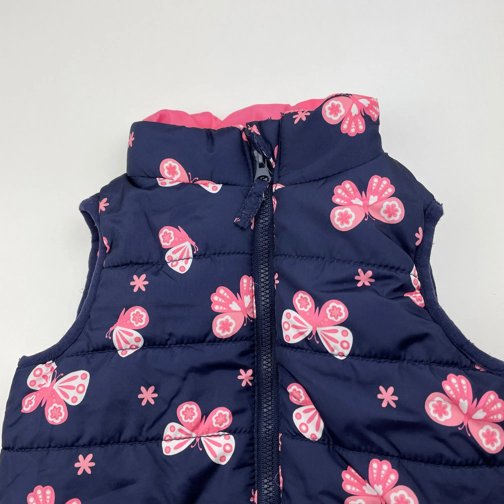 Target navy puffer vest / sleeveless jacket, size 1, Pre-loved