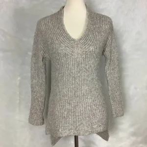 Ted Baker Beige V-Neck Rieliaa Alpaca Blend Sweater