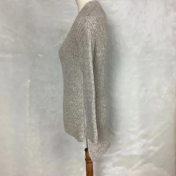 Ted Baker Beige V-Neck Rieliaa Alpaca Blend Sweater