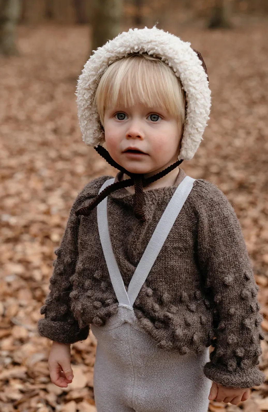TEDDY WARMY SILLY SILAS TIGHTS PEARL GREY
