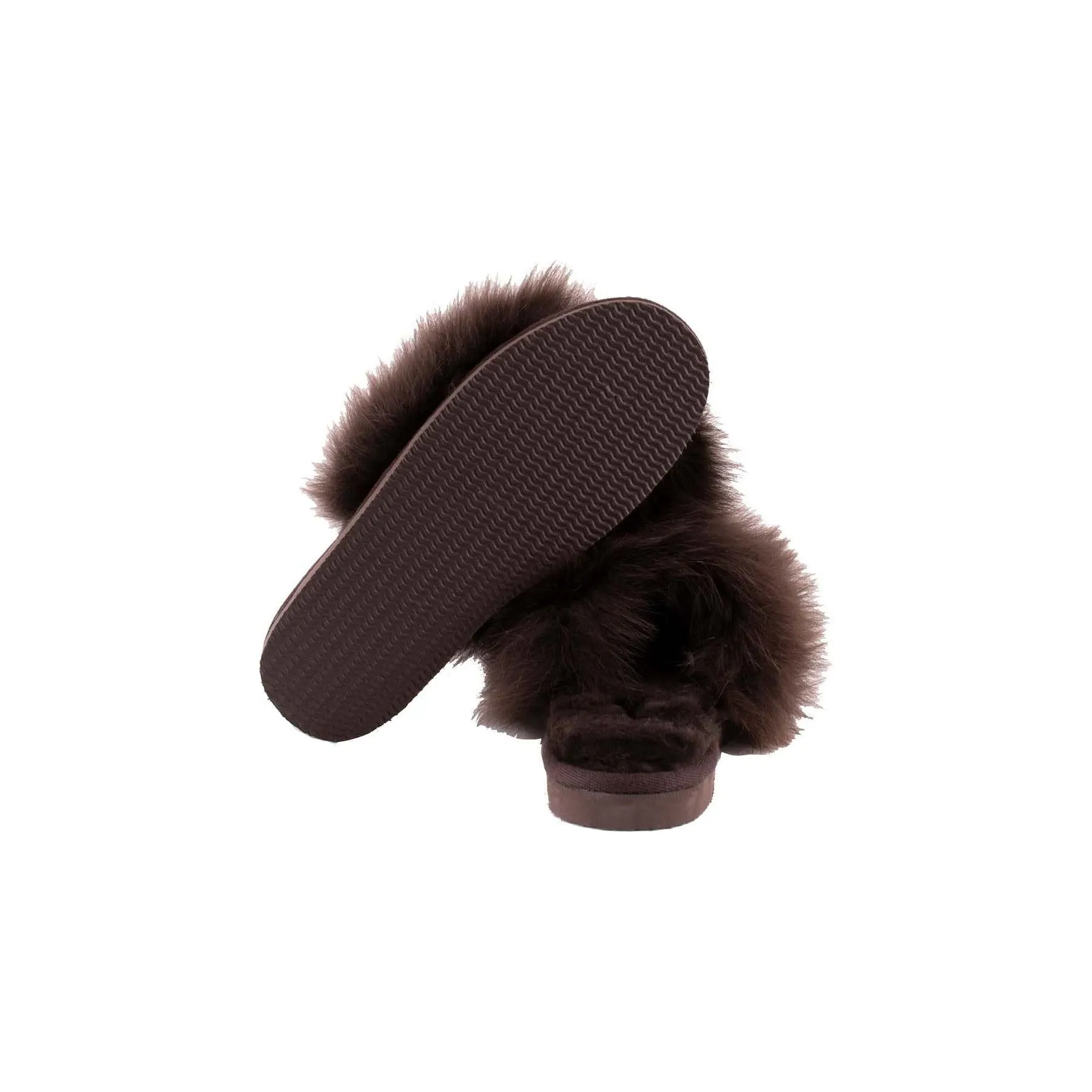Tessan Slipper, Dark Brown