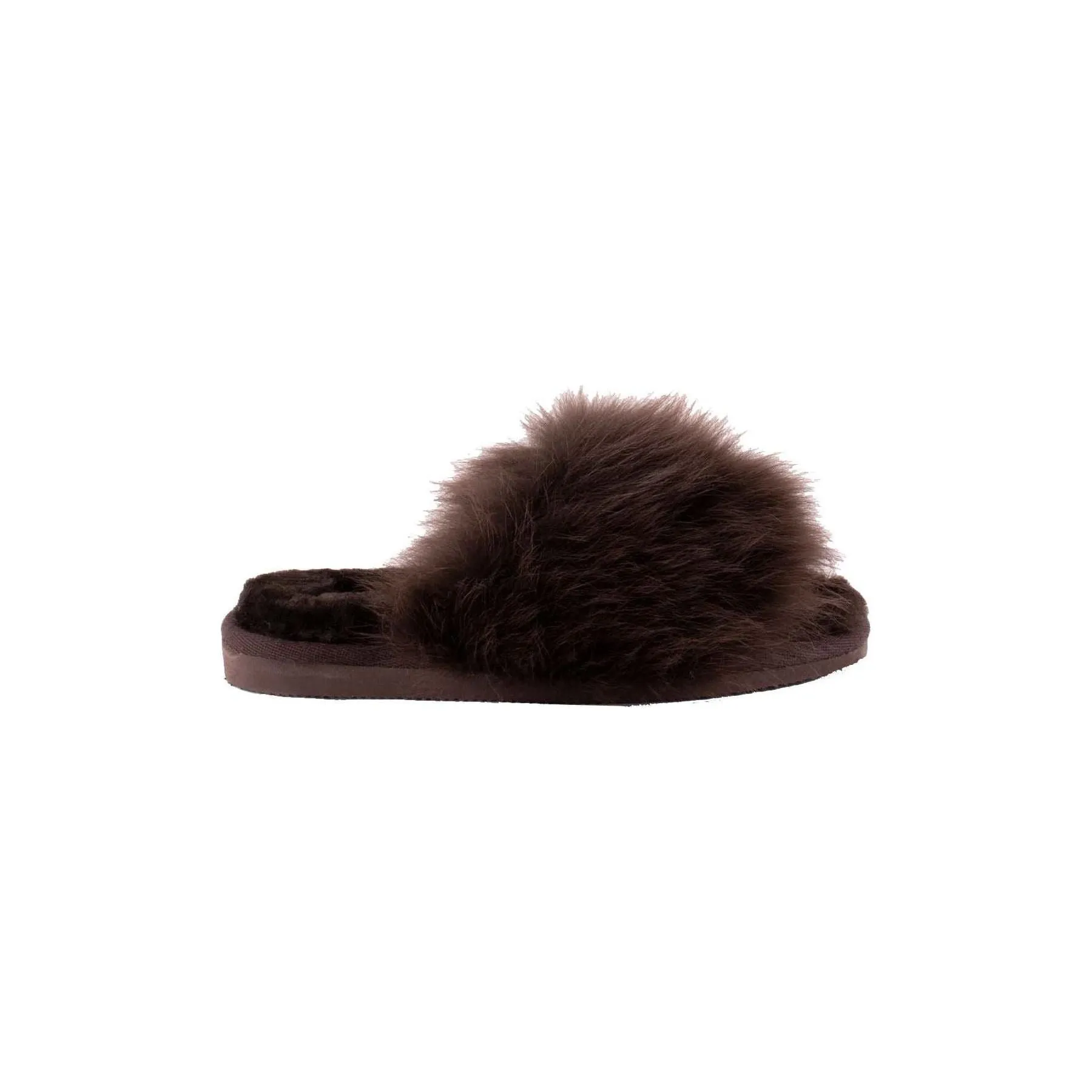 Tessan Slipper, Dark Brown
