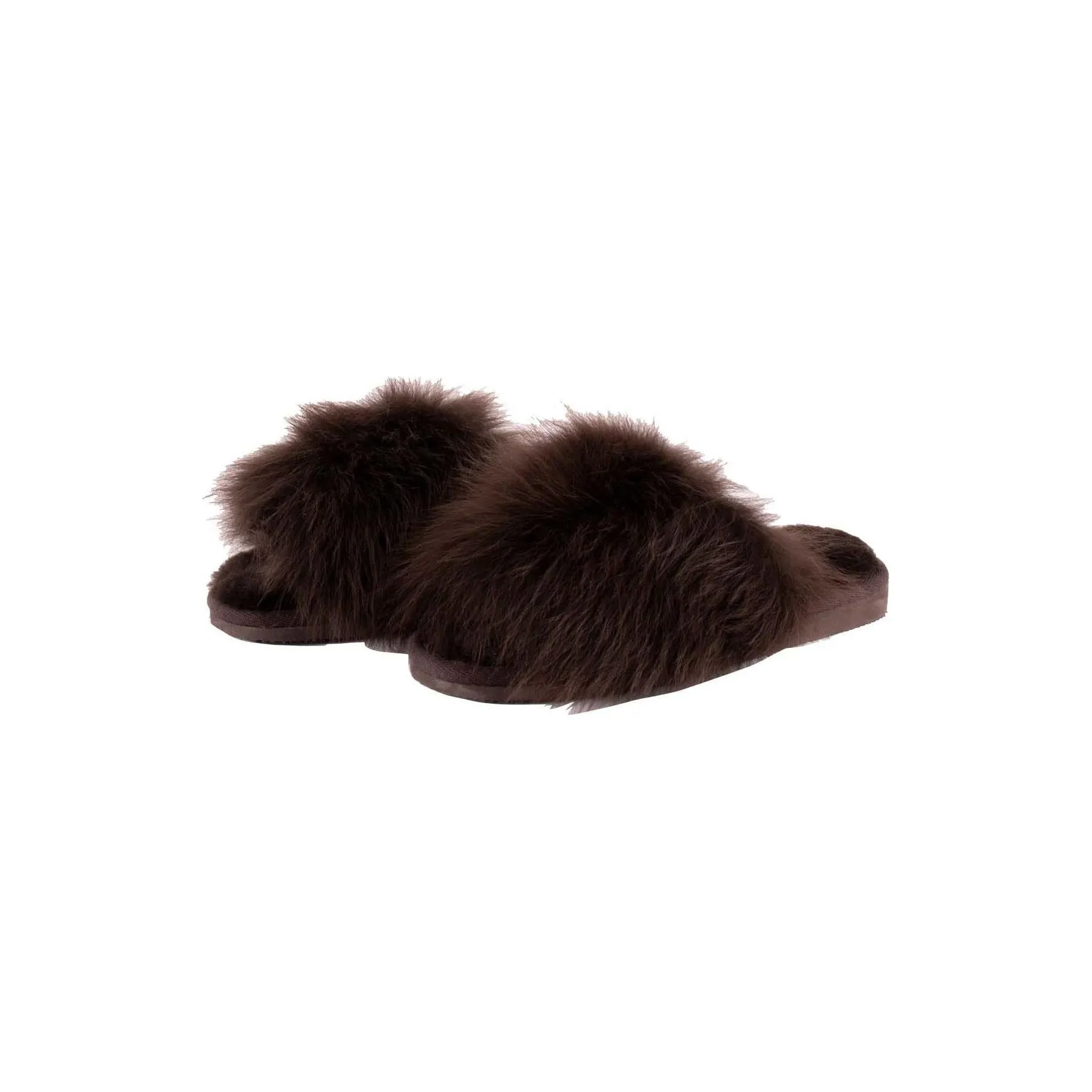 Tessan Slipper, Dark Brown