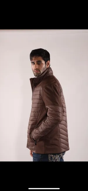 The American West Brown Softshell/Puffer Jacket