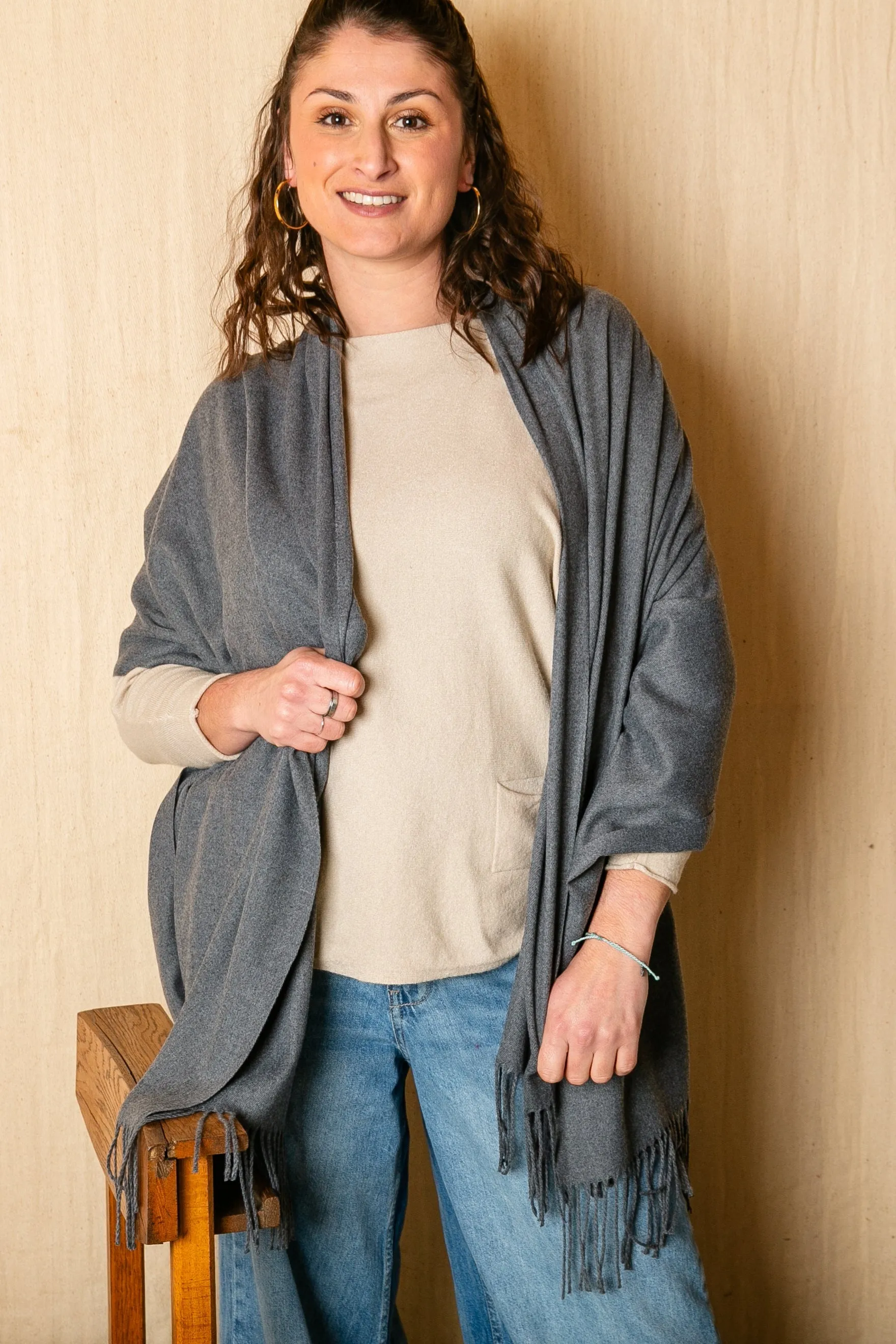 The Cashmere-Mix Pashmina