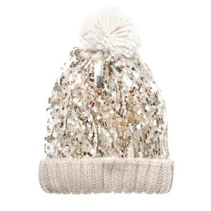 The Shimmer Sequin Knit Hat - KIDS