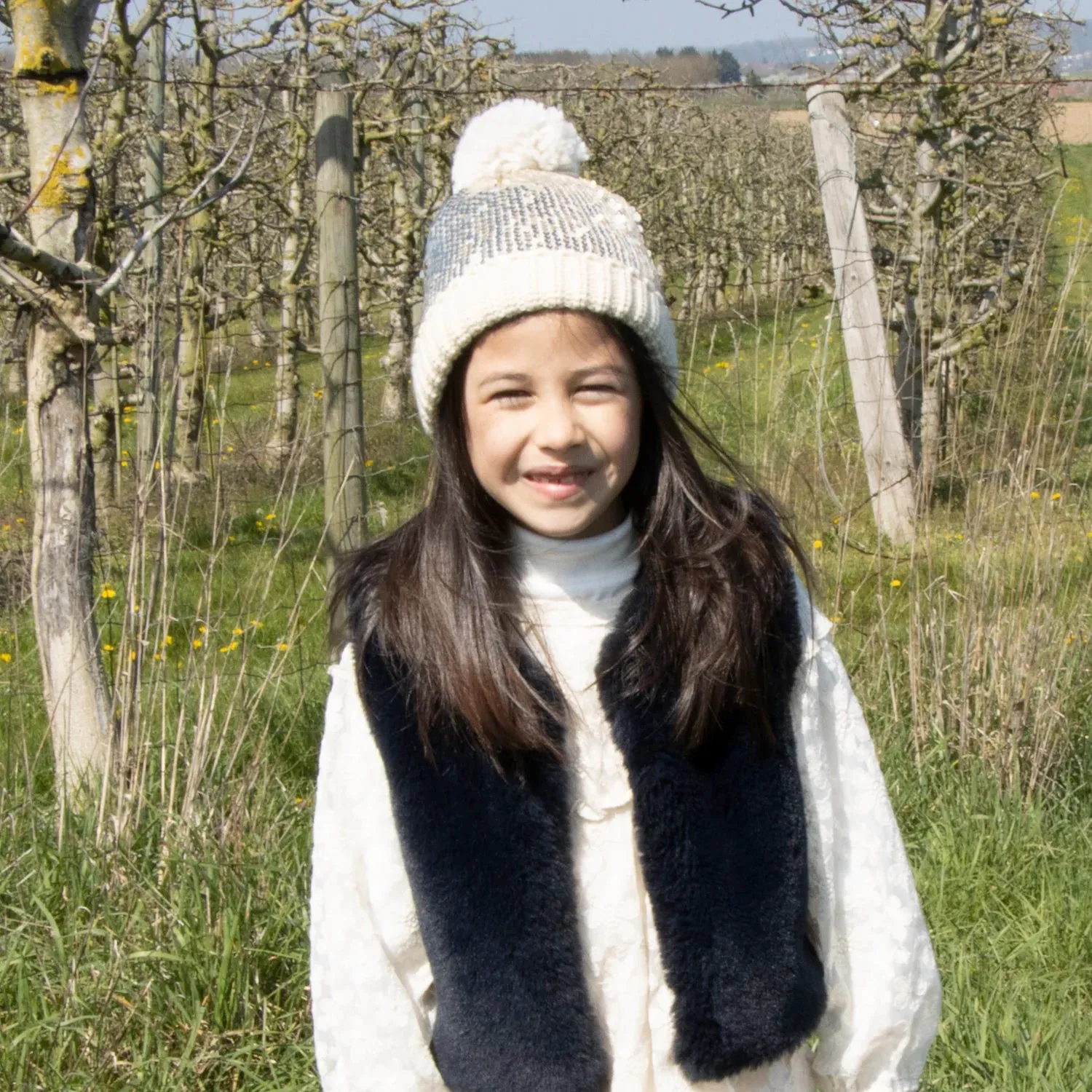 The Shimmer Sequin Knit Hat - KIDS