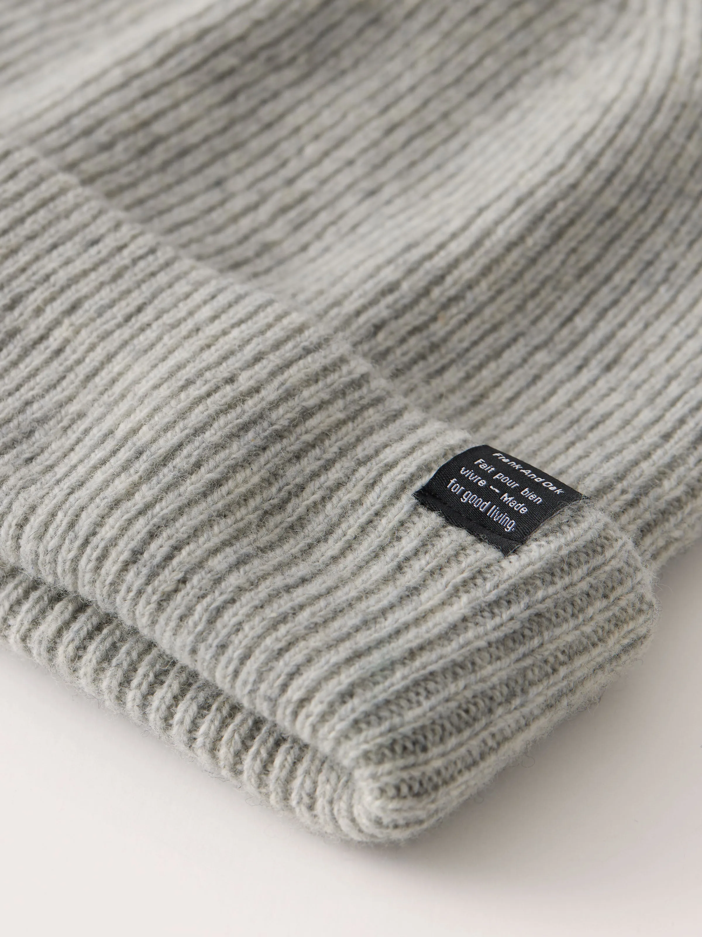 The Yak Wool Beanie in Light Grey