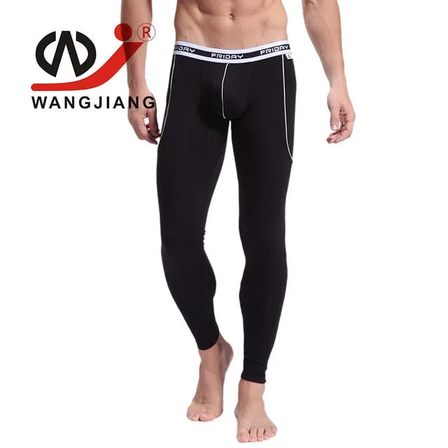 thermal underwear Winter Warm pants Men Long Johns Cotton Printed Thermo leggings spandex tights and leggings clothes for men