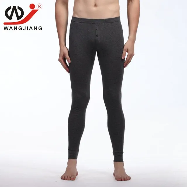 thermal underwear Winter Warm pants Men Long Johns Cotton Printed Thermo leggings spandex tights and leggings clothes for men