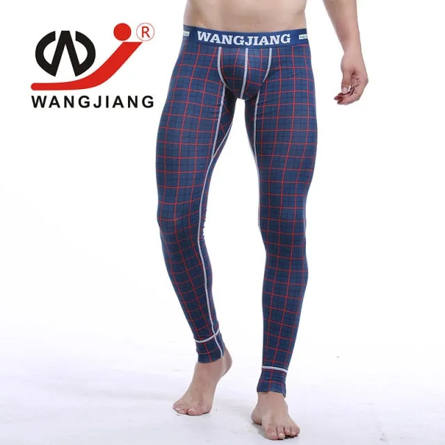 thermal underwear Winter Warm pants Men Long Johns Cotton Printed Thermo leggings spandex tights and leggings clothes for men