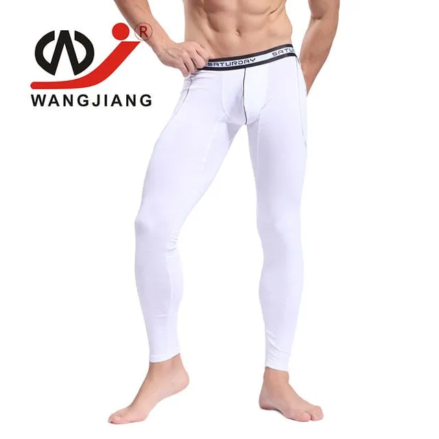 thermal underwear Winter Warm pants Men Long Johns Cotton Printed Thermo leggings spandex tights and leggings clothes for men