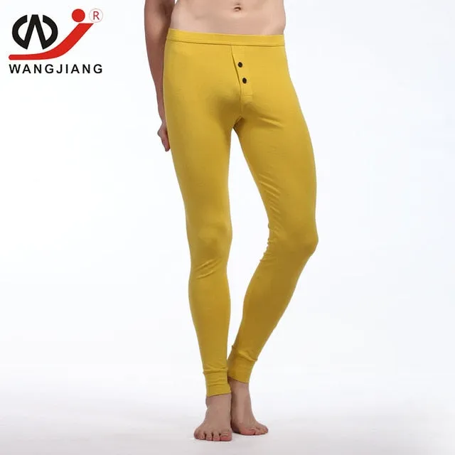 thermal underwear Winter Warm pants Men Long Johns Cotton Printed Thermo leggings spandex tights and leggings clothes for men
