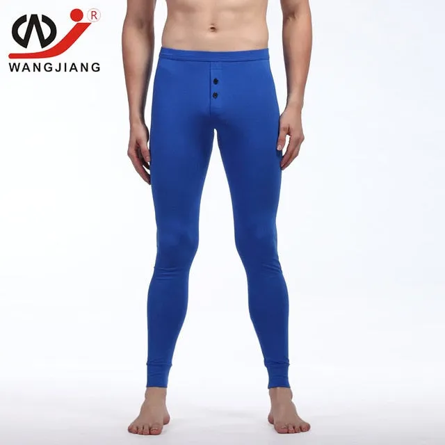 thermal underwear Winter Warm pants Men Long Johns Cotton Printed Thermo leggings spandex tights and leggings clothes for men