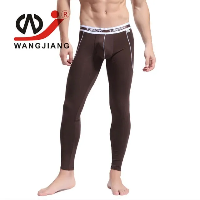 thermal underwear Winter Warm pants Men Long Johns Cotton Printed Thermo leggings spandex tights and leggings clothes for men