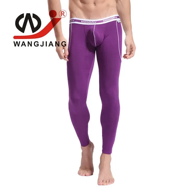 thermal underwear Winter Warm pants Men Long Johns Cotton Printed Thermo leggings spandex tights and leggings clothes for men