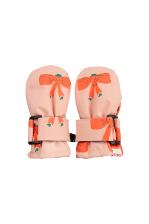 [TINY COTTONS] Tiny Bow Mittens - Peach