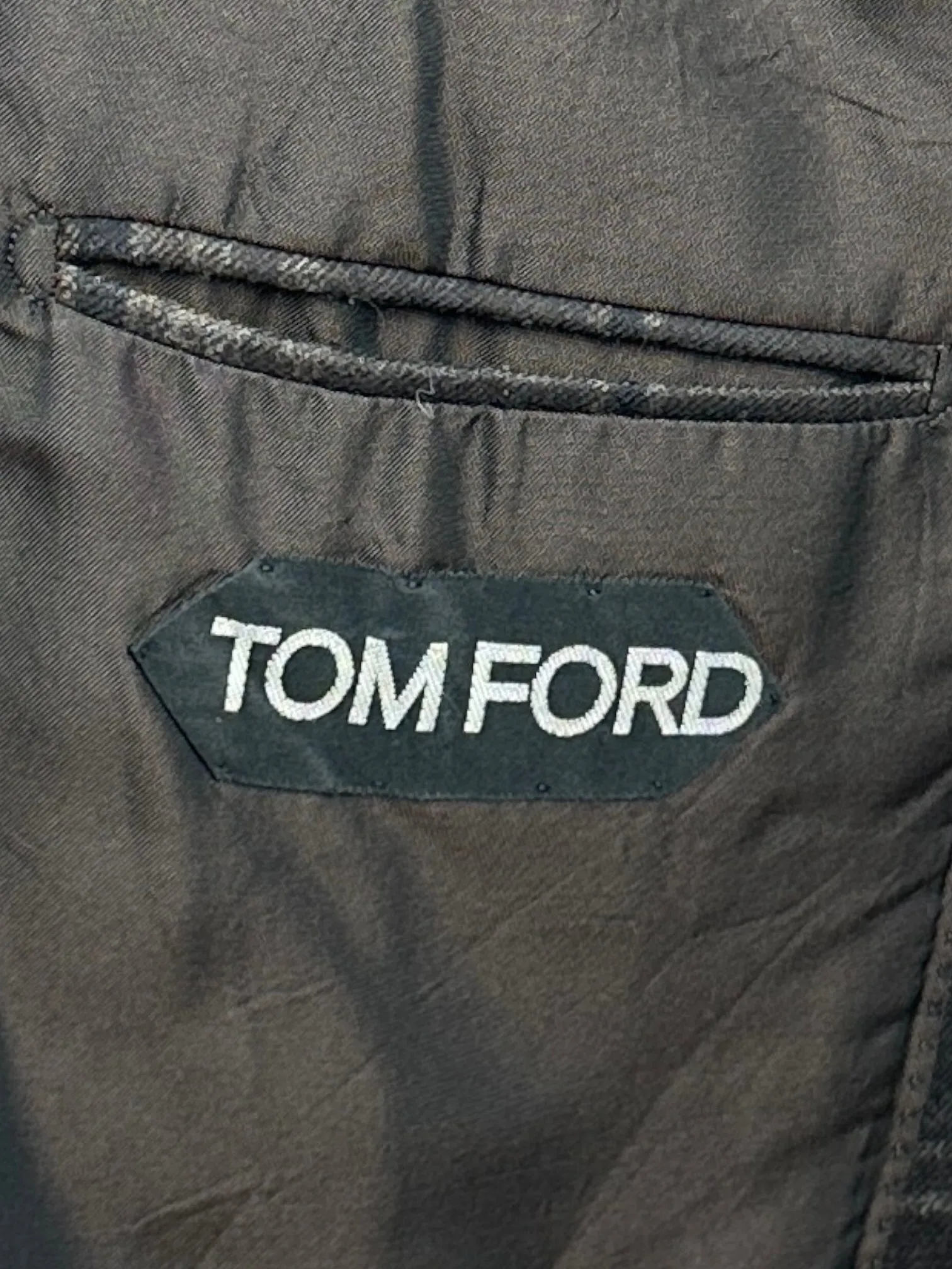 Tom Ford Brown Check Jacket