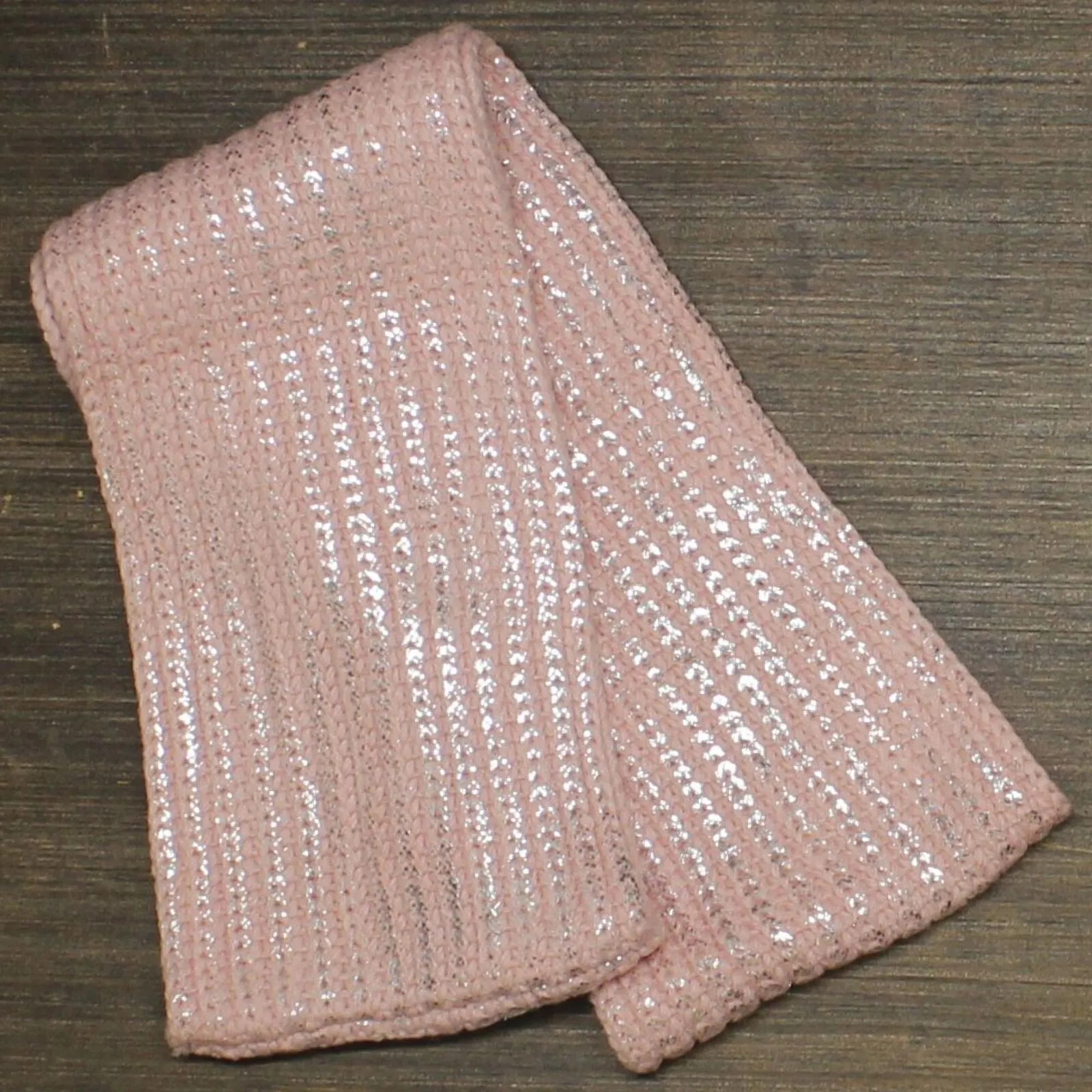 Tucker   Tate Girl's Chunky Knit Metallic Accents Cold Weather Infinity Scarf