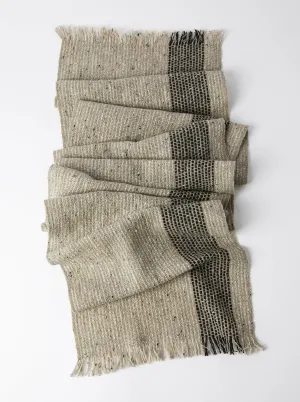 Tweed Emphasize Narrow Scarf - Ash Stripe - Inc. 20% Off
