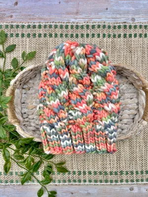 Twistercane Beanie in Watermelon