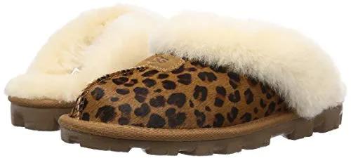 UGG Coquette Leopard Slipper, Natural, Size 8
