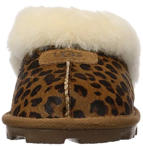 UGG Coquette Leopard Slipper, Natural, Size 8
