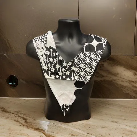 Unisex African Print Reversible Shoulder Collar (Print B)
