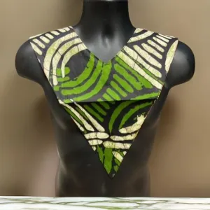 Unisex African Print Reversible Shoulder Collar (Print F)
