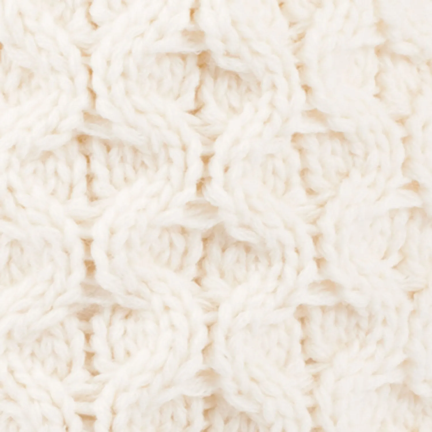 Unisex Aran Cable Beanie Hat