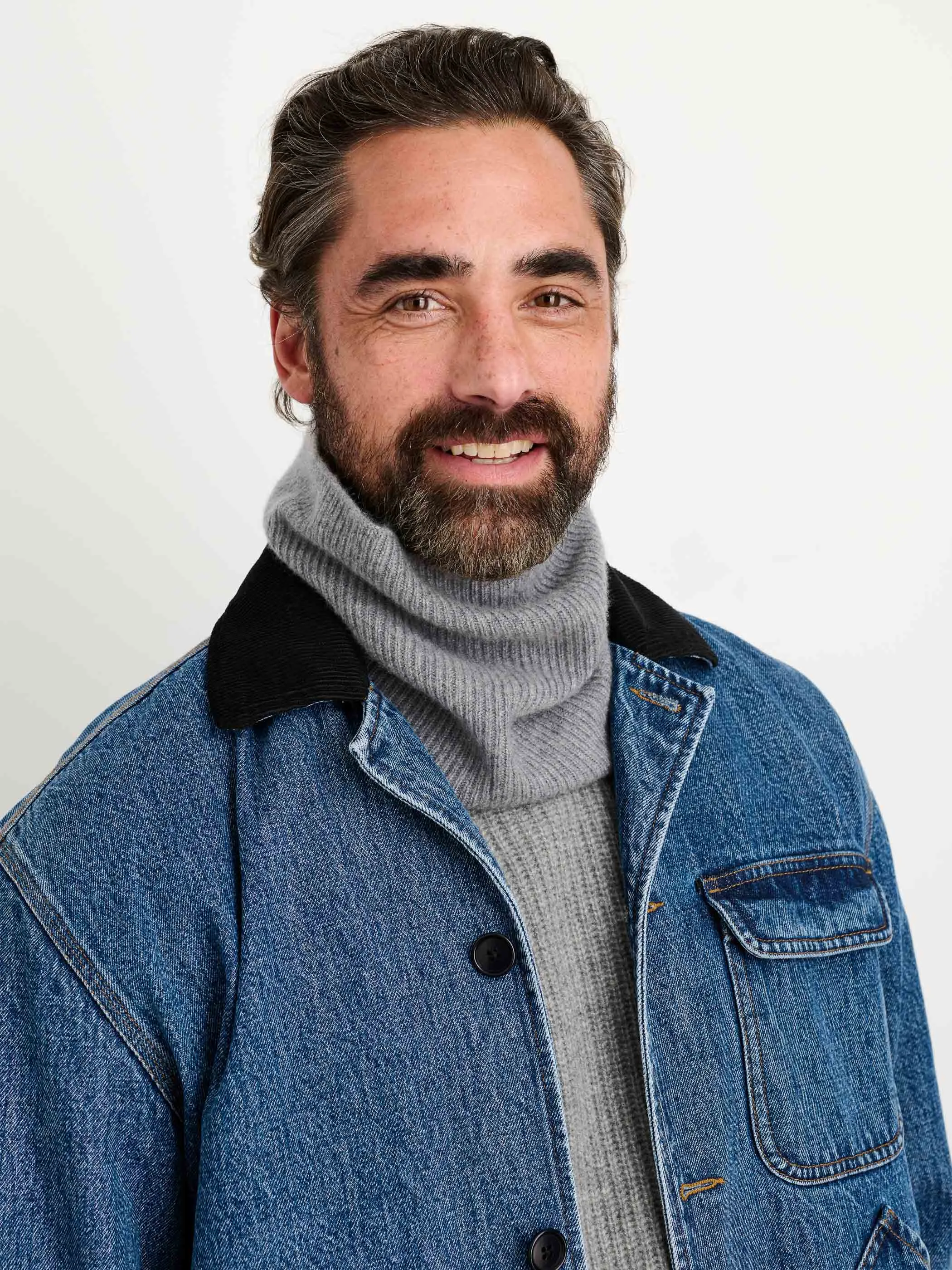 Unisex | Cashmere Neckwarmer | Heather Grey
