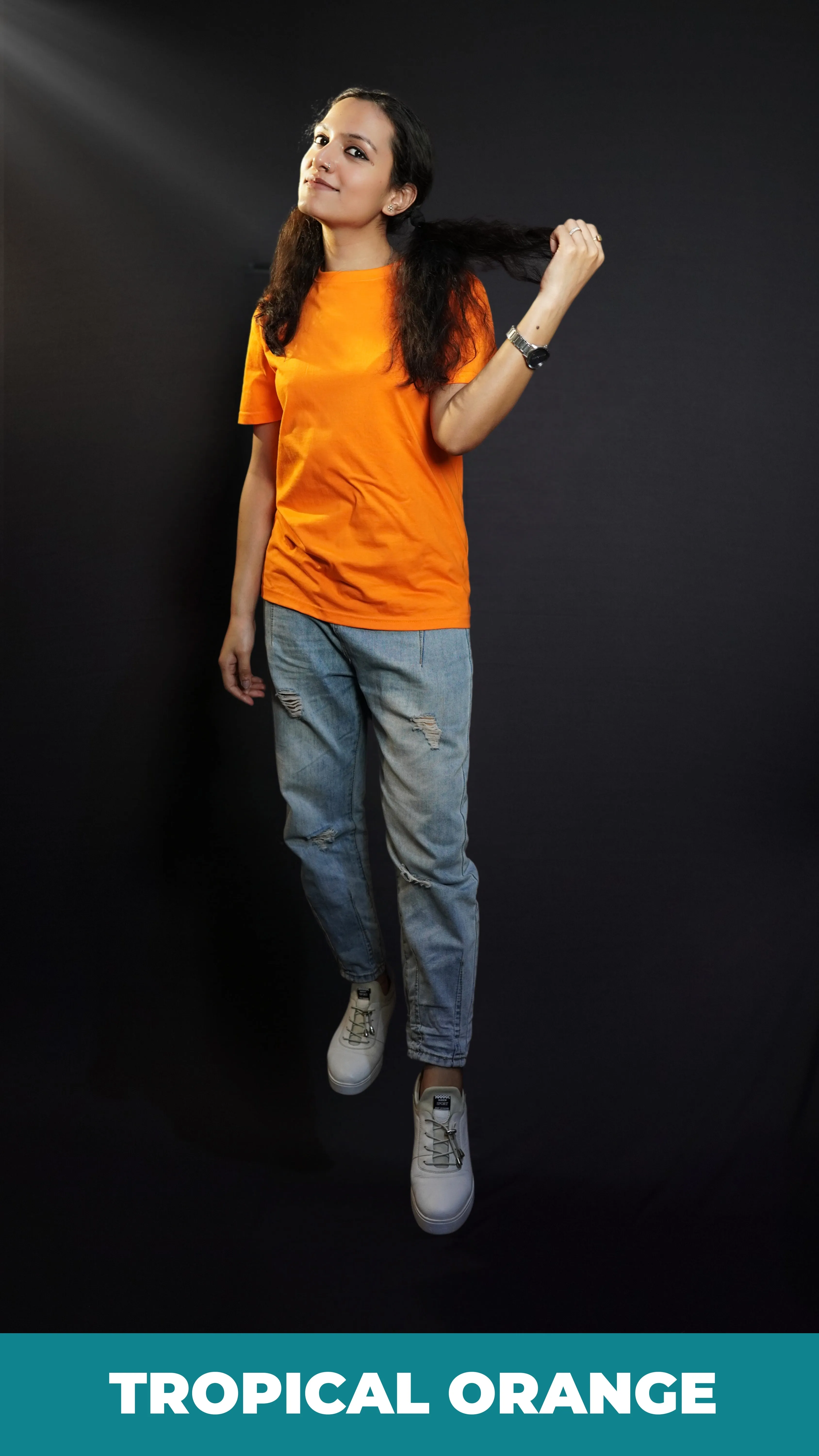 Unisex Tropical Orange T shirt