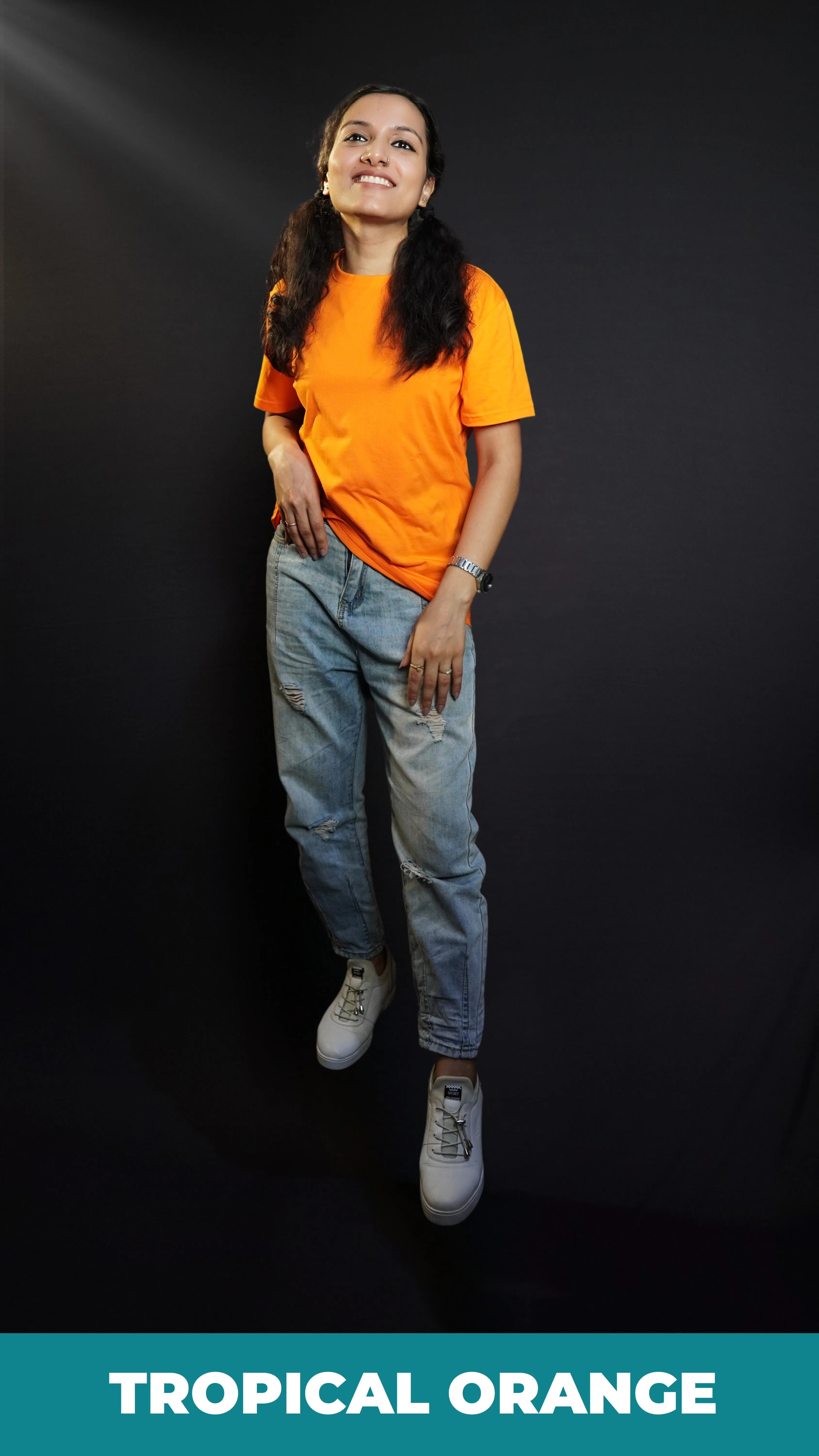 Unisex Tropical Orange T shirt