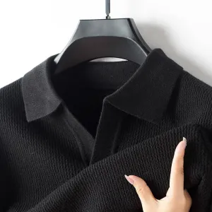 Victor Lévêque Knit Polo Sweater
