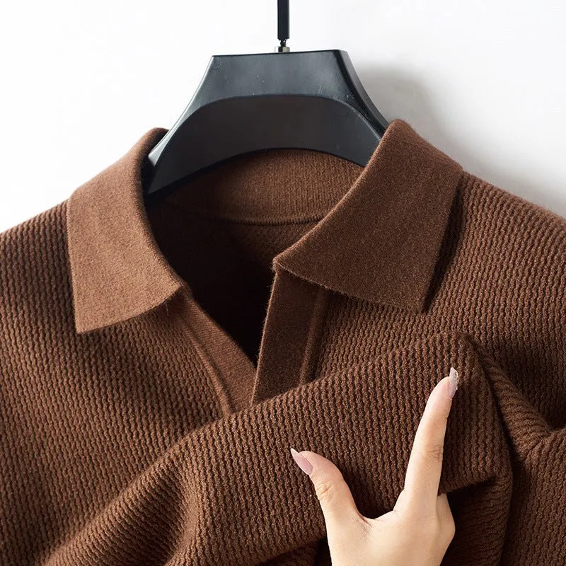 Victor Lévêque Knit Polo Sweater