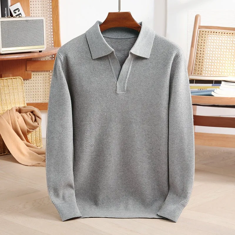 Victor Lévêque Knit Polo Sweater