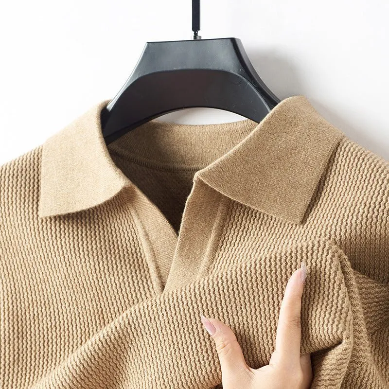 Victor Lévêque Knit Polo Sweater